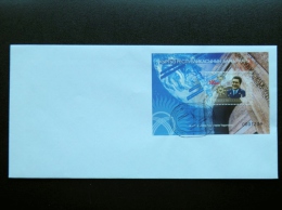 FDC Cover From Kyrgyzstan 2005 M/s Order Medal Space Cosmos Astronaut Sharipov - Kirgisistan