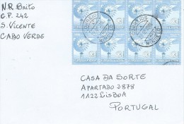 LETTRE POUR PORTUGAL - CAPE VERDE / CAP VERT - STAMPS - TIMBRES - ENERGIE EOLIENNE - Kap Verde