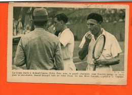 Sport - La Coupe Davis à Roland-Garros - Le Champion Jean Borotra Mange Du Sucre - Tenis