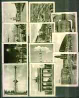 Lot De 11 Cartes Photos Format 11 X 7 - BERLIN - ALLEMAGNE - Aéroport Tempelhof, Olympiastadion - Brandenburger Deur