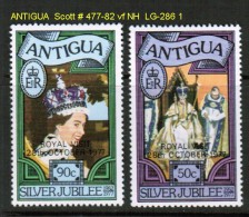 ANTIGUA    Scott  # 477-81**  VF MINT NH - 1960-1981 Ministerial Government