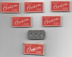 LAMES DE RASOIR - ORION SUPER LAME - LOT DE 6 LAMES - PEU COURANT - Razor Blades