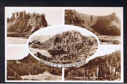 RB 993 - Real Photo Multiview Postcard - Giant's Causeway (2) - Antrim Ireland - Antrim