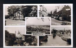 RB 993 - Real Photo Multiview Postcard - St David's Street & St Ninian"s Square Brechin - Angus Scotland - Angus