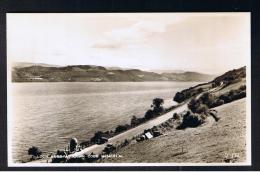 RB 993 - Real Photo Postcard - Loch Ness & John Cobb Memorial - Inverness-shire Scotland - Inverness-shire