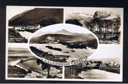 RB 993 - Real Photo Multiview Postcard - Caledonian Canal - Inverness-shire Scotland - Inverness-shire
