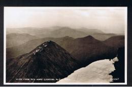 RB 993 - Real Photo Postcard -  View From Ben More Looking North Tobermory - Isle Of Mull - Argyll & Bute Scotland - Argyllshire