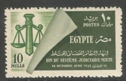 EGYPT STAMP MNH (**)  Egypt 1949 Abolition Of Mixed Courts SG 362 10m MM - EGYPTE - Unused Stamps