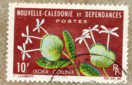 Nelle CALEDONIE  :Fleurs :  Ixora Collina - Famille Des Rubiaceae - - Used Stamps