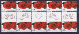 AUSTRALIA Flowers "Roses" - Sheets, Plate Blocks &  Multiples