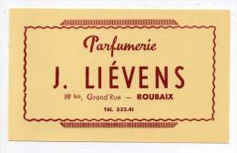 Buvard - Parfumerie J. Liévens - Roubaix - Perfume & Beauty