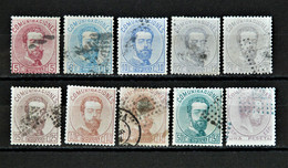 ESPAGNE - 1872  N° 117/118 - 120/123 - 124a*/126 (voir Scan) - Usados