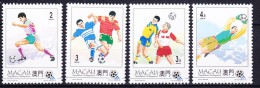 Macau 1994 World Cup USA Football 4v ** Mnh (17595) - 1994 – Stati Uniti