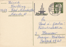3255- PRESIDENT GUSTAV HEINEMANN, POSTCARD STATIONERY, 1972, GERMANY - Cartes Postales Illustrées - Oblitérées