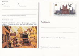 3272- POST CHASE, SPEYER, POSTCARD STATIONERY, 1990, GERMANY - Postales Ilustrados - Usados