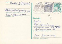 3285- CASTLES, ARCHITECTURE, POSTCARD STATIONERY, 1981, GERMANY - Postales - Usados