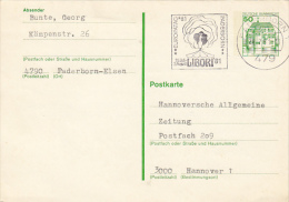 3291- CASTLES, ARCHITECTURE, POSTCARD STATIONERY, 1981, GERMANY - Postkarten - Gebraucht