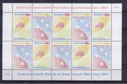 AUSTRALIA Commonwealth Conference - Sheets, Plate Blocks &  Multiples