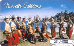 TARJETA DE NUEVA CALEDONIA DE 25 UNITES DE GRUPO MOENAU TIRADA 50000 - Nuova Caledonia
