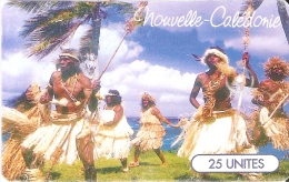 TARJETA DE NUEVA CALEDONIA DE 25 UNITES DE GRUPO WETR LIFOU TIRADA 60000 - New Caledonia