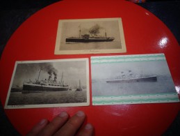 Paquebot Steamer :S S Flandria   Königlisher Lioyd Amesterdam SS AZeelandia & Navigazione General Italiana - Paquebote