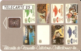 TARJETA DE NUEVA CALEDONIA DE 25 UNITES DE TELECARTES  TIRADA 75000 DEL 11/93 - New Caledonia