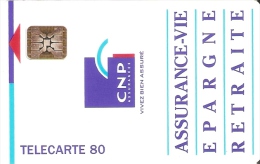 TARJETA DE NUEVA CALEDONIA DE 80 UNITES DE CNP ASSURANCE-VIE  TIRADA 5000 DEL 06/93 - Nuova Caledonia