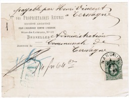 Des Proprietaire Reunis Nandrin Bruxelles 1883 - 1869-1883 Leopoldo II