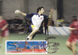 Carte-Maximum FRANCE N°Yvert  (HAND-BALL) Obl Sp Ill 1er Jour Paris 2012 - 2010-2019