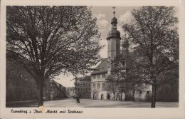 D-07607 Eisenberg - Markt Mit Rathaus - Nice Old Stamp - Eisenberg