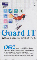 Carte Prépayée Japon / Série OEC - OISEAU Passereau - BIRD Japan Prepaid Card - VOGEL Tosho Karte - 3476 - Zangvogels