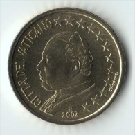 ** 50 CENT EURO 2002 VATICAN PIECE NEUVE ** - Vatican