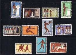 1960  Jeux Olympiques De Rome  Images Des Jeux Antiques Série Complète ** - Unused Stamps