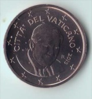 ** 2 Cent 2013 VATICAN PIECE NEUVE ** - Vatikan