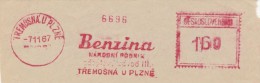 I7509 - Czechoslovakia (1967) Tremosna U Plzne: Benzina (= Petrol) National Company; Sales - Factory III. - Aardolie