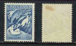 DANEMARK - GROENLAND - GREENLAND / 1957  TIMBRE POSTE # 30 *  (ref T861) - Nuovi