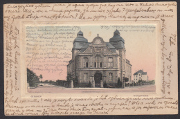 GERMANY - Giessen, Relief Postcard, No Stamps, Old Postcard - Bibliothek - Giessen