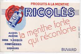 Buvard - Produits à La Menthe Riqlès - Dulces & Biscochos