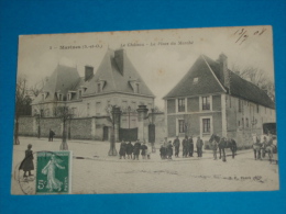 Delcampe - 95) Marines N° 2 - La Chateau - La Place Du Marché   Année1908  - EDIT- BF - Marines