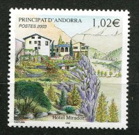 Andorre ** N° 579 - Hotel Mirador - Unused Stamps