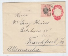 Brazil/Germany UPRATED PSE 1896 - Storia Postale