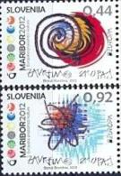 SI 2012-953-4 EUROPA CEPT, SLOVENIA, 1 X 2v, MNH - 2012