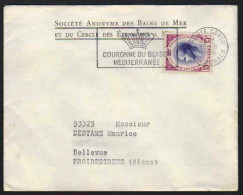 MONACO / 1956 LETTRE POUR FROIDESTREES (AISNE) (ref 1719) - Briefe U. Dokumente