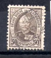 Luxemburg,  MiNr 63 C, Gez 11, Gestempelt, Zahnfehler - 1891 Adolfo De Frente