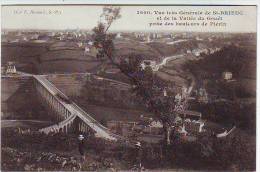 22. VUE TRES GENERALE DE SAINT BRIEUC ET DE LA VALLEE DU GOUËT PRISE DES HAUTEURS DE PLERIN .ANIMATION. TRAIN . - Plérin / Saint-Laurent-de-la-Mer