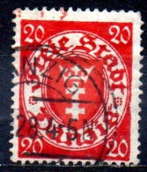 DANZIG 1924 Arms - 20pf. - Red And Carmine FU - Oblitérés