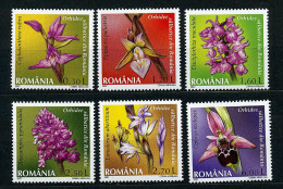 Roumanie ** N° 5194 à 5199 - Fleurs : Orchidées - Nuevos