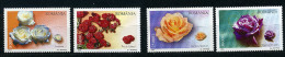 Roumanie ** Série Année 2004 - Fleurs : Roses - Unused Stamps