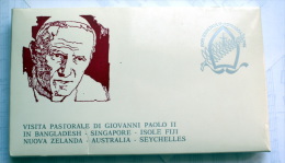 VATICANO 1986 - COMPLETE COLLECTION 17 FDC VISIT POPE JOHN PAUL II IN ASIA AND AUSTRALIA - Collections