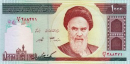 MINT IRAN 1000 RIALS BANKNOTE SERIES 1992 PICK NO.143 UNCIRCULATED UNC - Iran